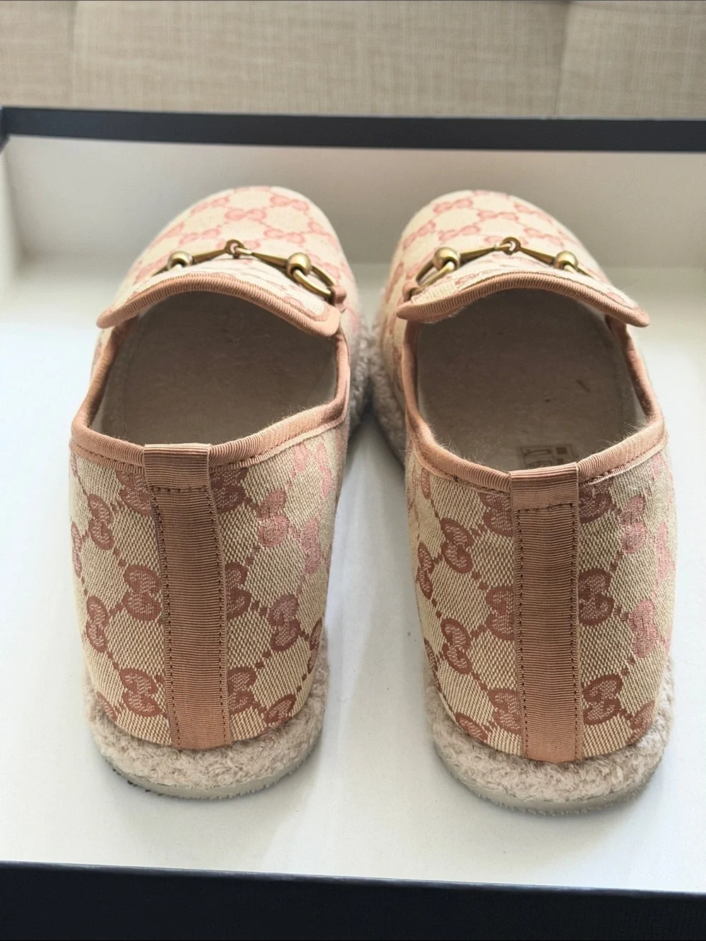Gucci GG Supreme Horsebit "Summer Hybrid" Loafers - Picture 4 of 8